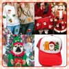 Christmas series Velcro clothing decoration Snowman Sock decoration patch Computer embroidery Mini self-adhesive Specification image